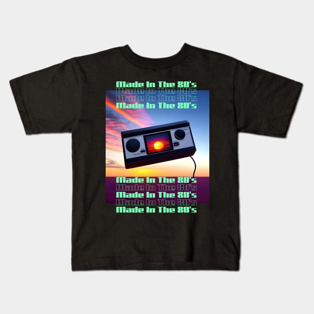 Made in the 80's Kids T-Shirt by DriSco